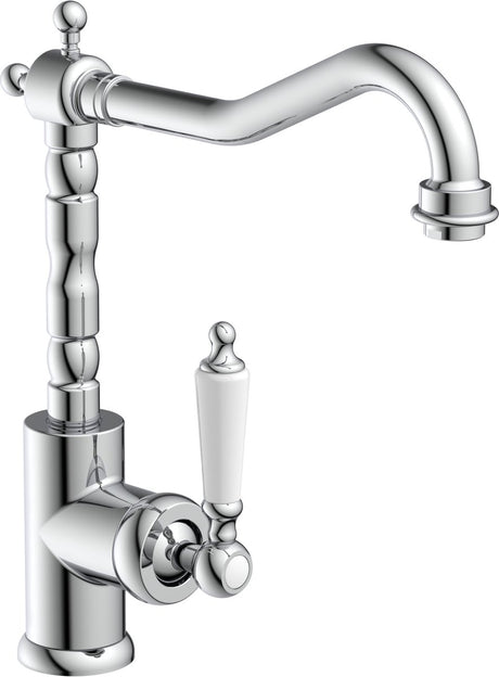 Schütte Schütte Eenknops Mixer Old Style Chrom -gelenkt