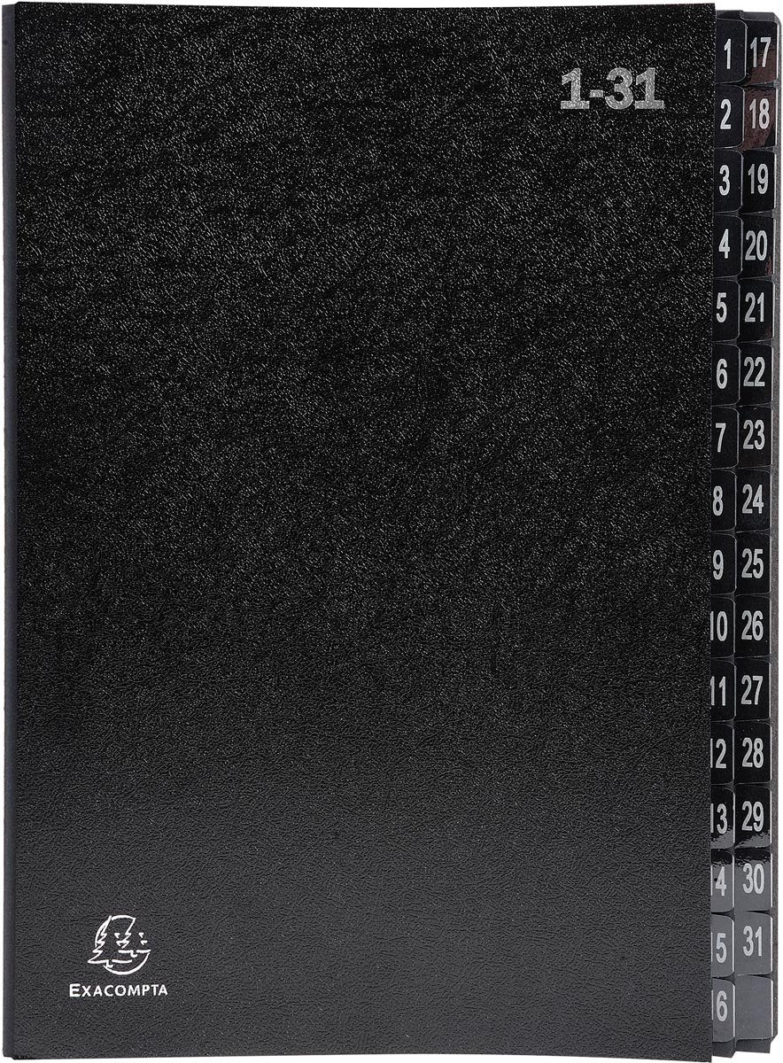 Exacompta Sortiermappe schwarz