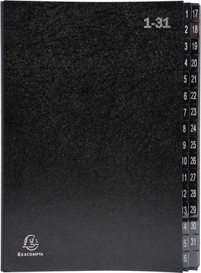Exacompta Sortiermappe schwarz