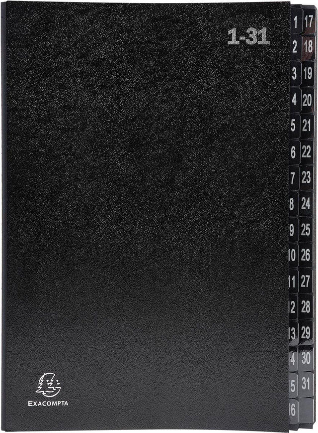 Exacompta Sortiermappe schwarz