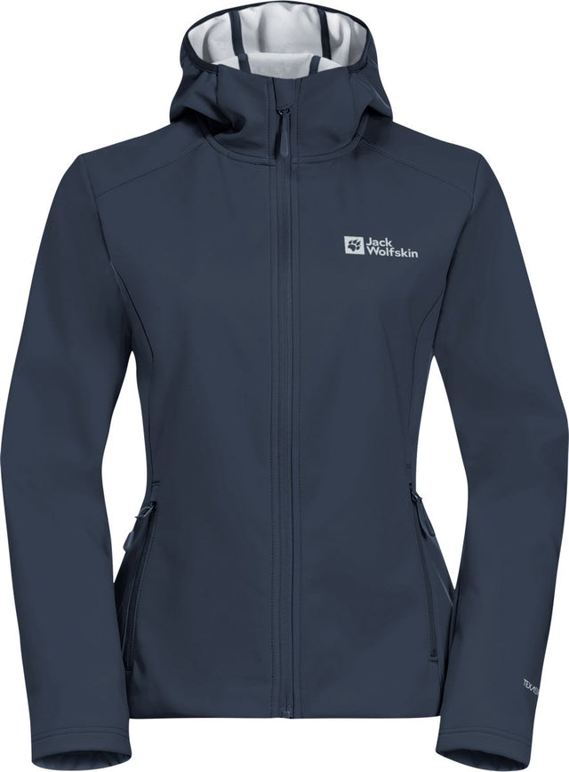 Jack Wolfskin Bornberg Hoody W Damen Outdoorjacke – Mitternachtshimmelgrau