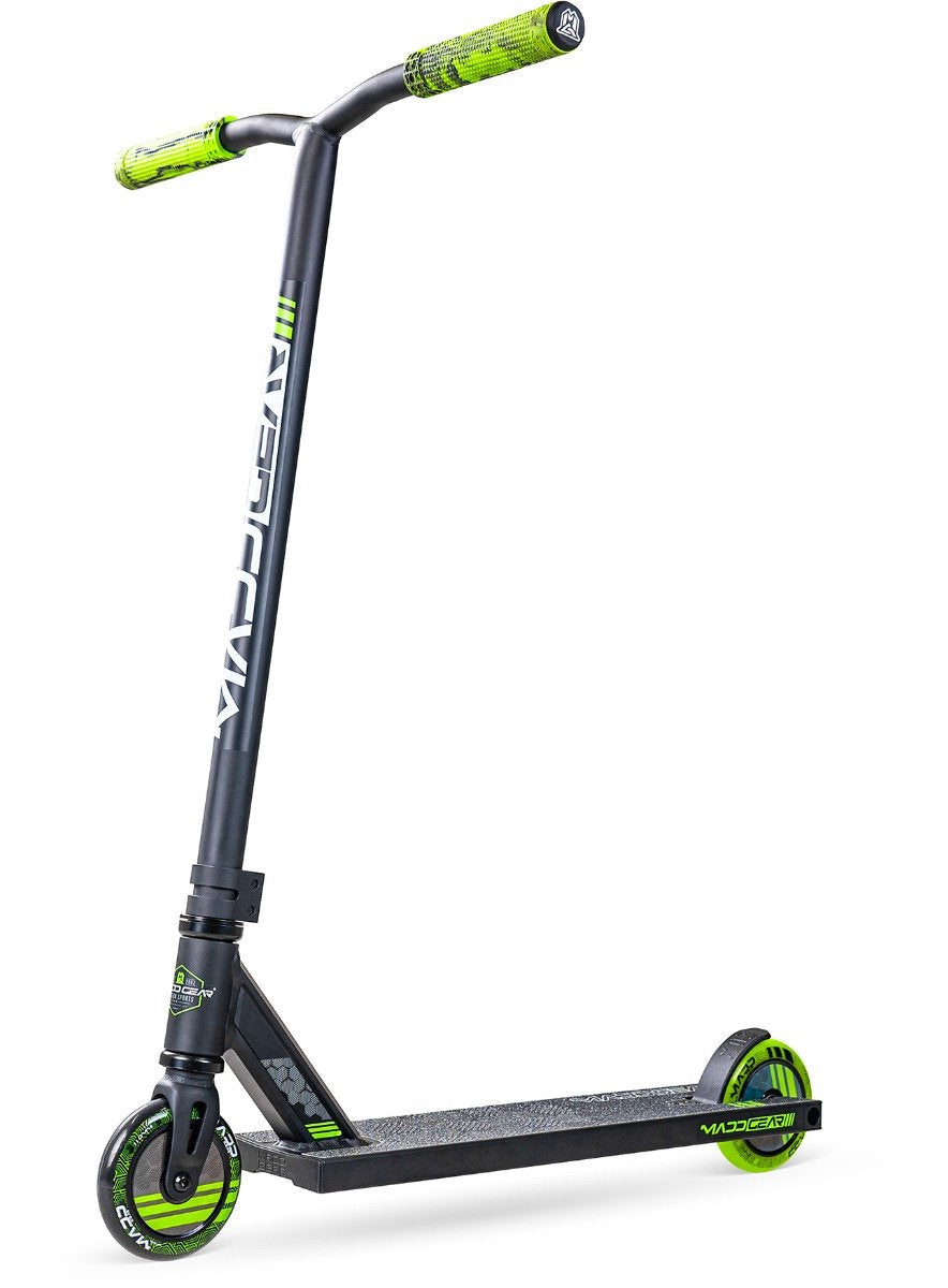 Madd Gear mg3 zen – Stunt-Scooter – Schwarzgrün – Aluminiumdeck – 110-mm-Räder