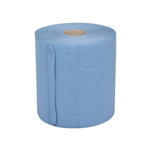 Reinigungspapier-Werkstattrolle 26 cm x 190 m – schweres 2-lagiges Papier (2 Rollen)