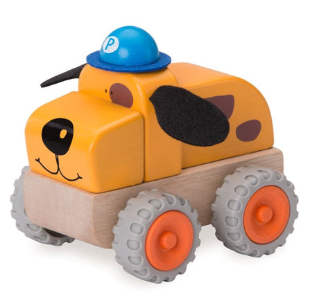 Wonderworld politiehond auto+1 | 4 stuks