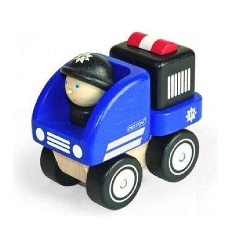 Pintoy p10507 Mini-Polizeiauto aus Holz