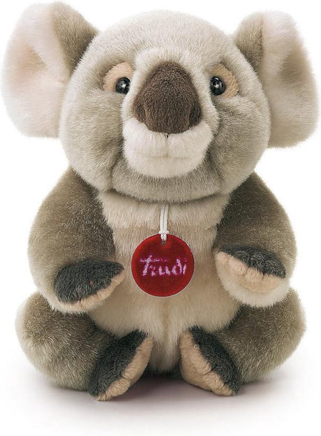 Trudi – klassisches Kuscheltier Koala Jamin 22 cm – handgefertigt in Italien – weicher Plüsch – Kuscheltier für Jungen und Mädchen – grauweiß – 13 x 15 x 22 cm, Größe S