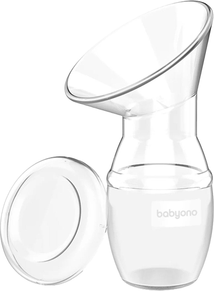 Babyono – Silikon-Muttermilchsammler – Stillmilchsammler – Silikon-Milchpumpe