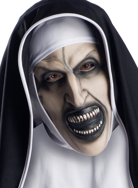 Rubies - masker the nun 3 4 met kap - halloween masker - enge maskers - masker halloween volwassenen - masker horror - masker halloween volwassenen - masker kinderen