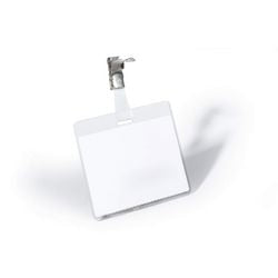 Durable naambord met draaibare clip, transparant, 25 stuks