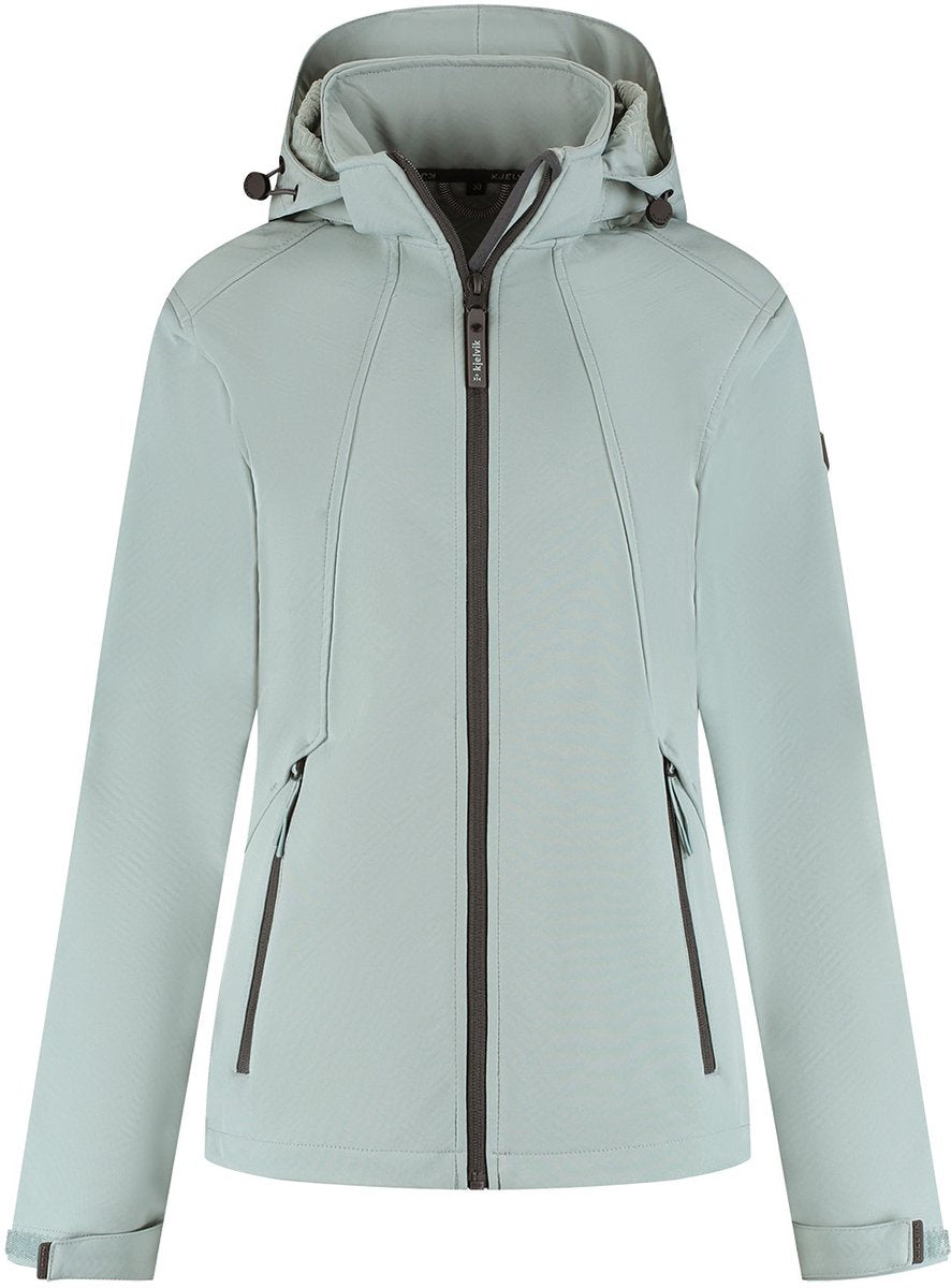 Kjelvik outdoorjas cleo blauw