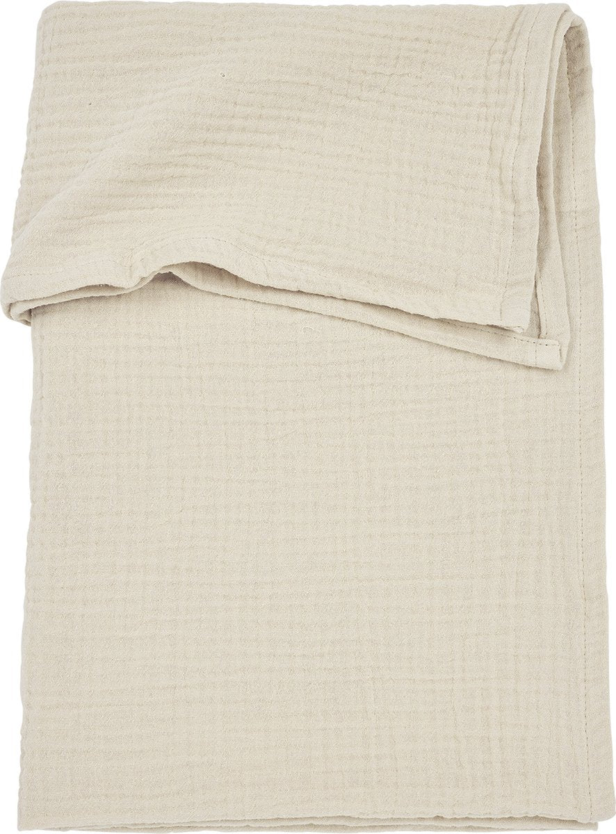 Meyco Baby-Uni-Bettlaken – vorgewaschen, hydrophil – weicher Sand – 100 x 150 cm – 0,3 Tog