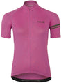 Agu core fietsshirt dames korte mouwen - electric fuchsia - drie achterzakken - ykk-rits over de hele lengte - sneldrogend interlock