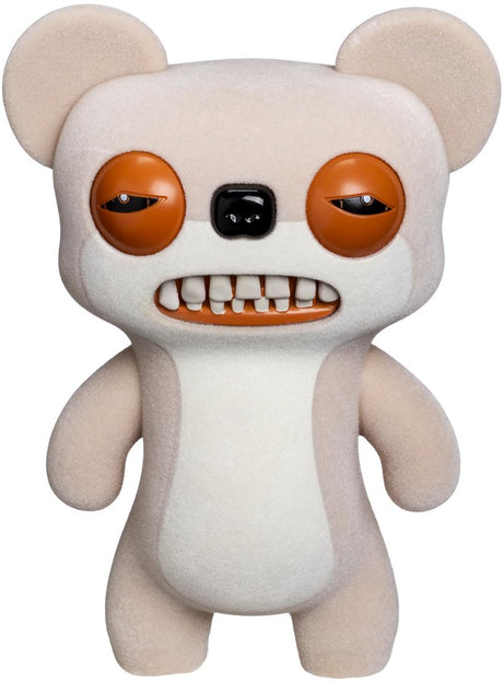 Fugglers Teddybär-Albtraum – beiges Monster mit humanoiden Zähnen