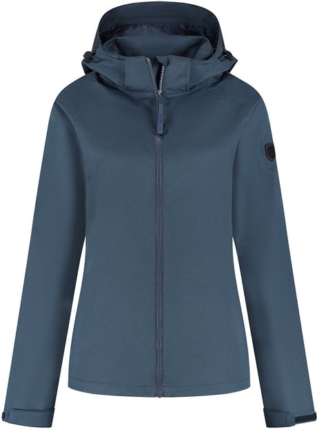 Kjelvik outdoorjas mirte donkerblauw