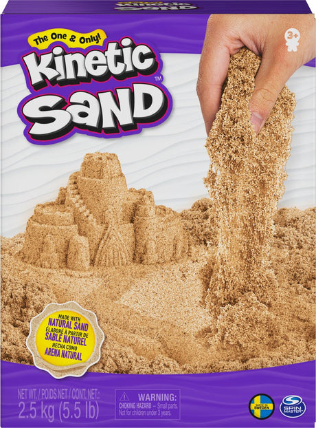 Kinetischer Sand – Natursand – 2,5 kg Original – Sinnesspielzeug