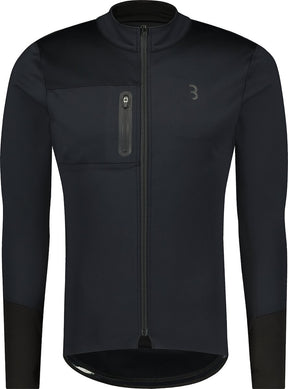 Bbb cycling coldguard fietsjack - winterjas - winddicht en waterafstotend - racefiets kleding - zwart - maat l - bbw-456