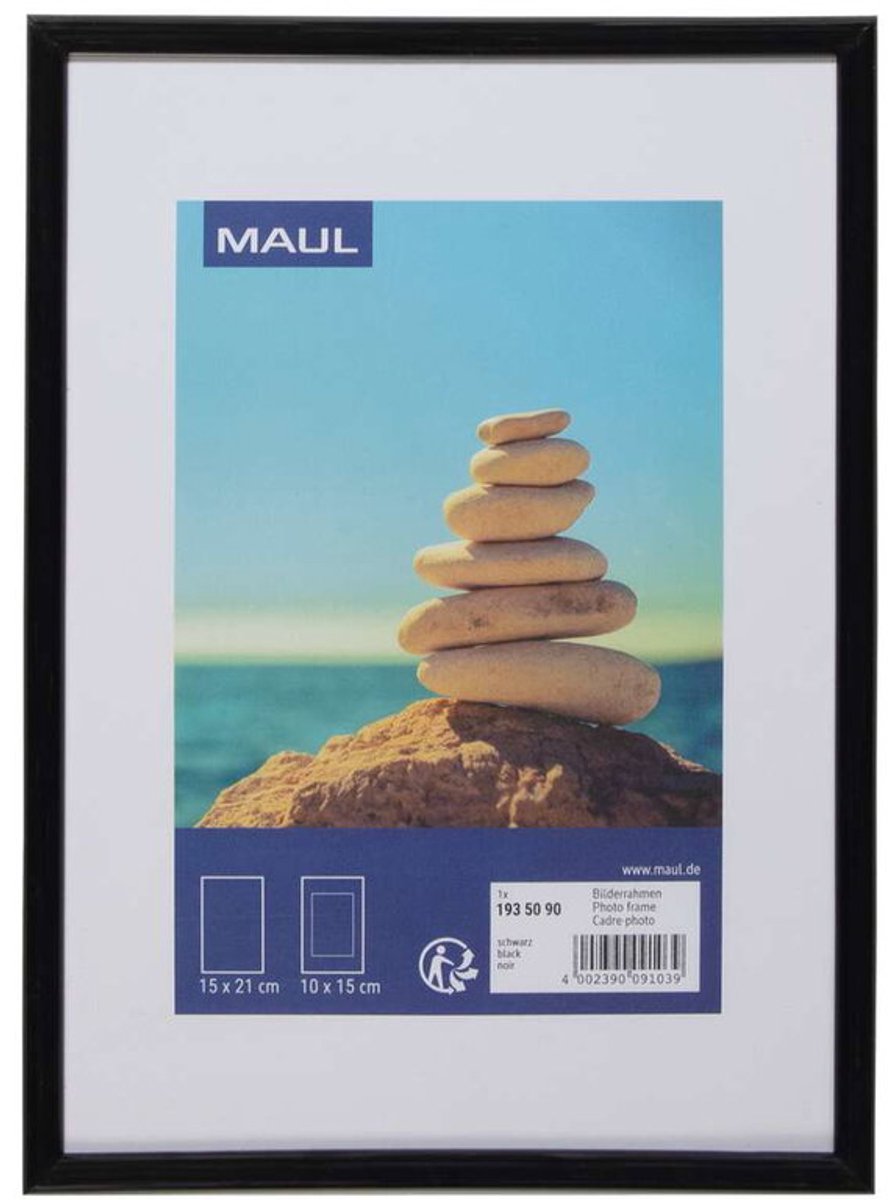 Maul fotolijsten art kunststof 15 x 21 cm, ca. a5 zwart