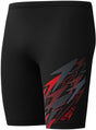 Speedo Medley Logo Jammer Herren Sport-Badehose – Schwarz Rot
