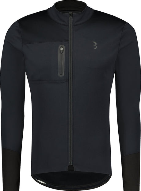 Bbb cycling coldguard fietsjack - winterjas - winddicht en waterafstotend - racefiets kleding - zwart - maat xl - bbw-456