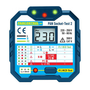 Pancontrol socket tester + tester fi 30 heeft