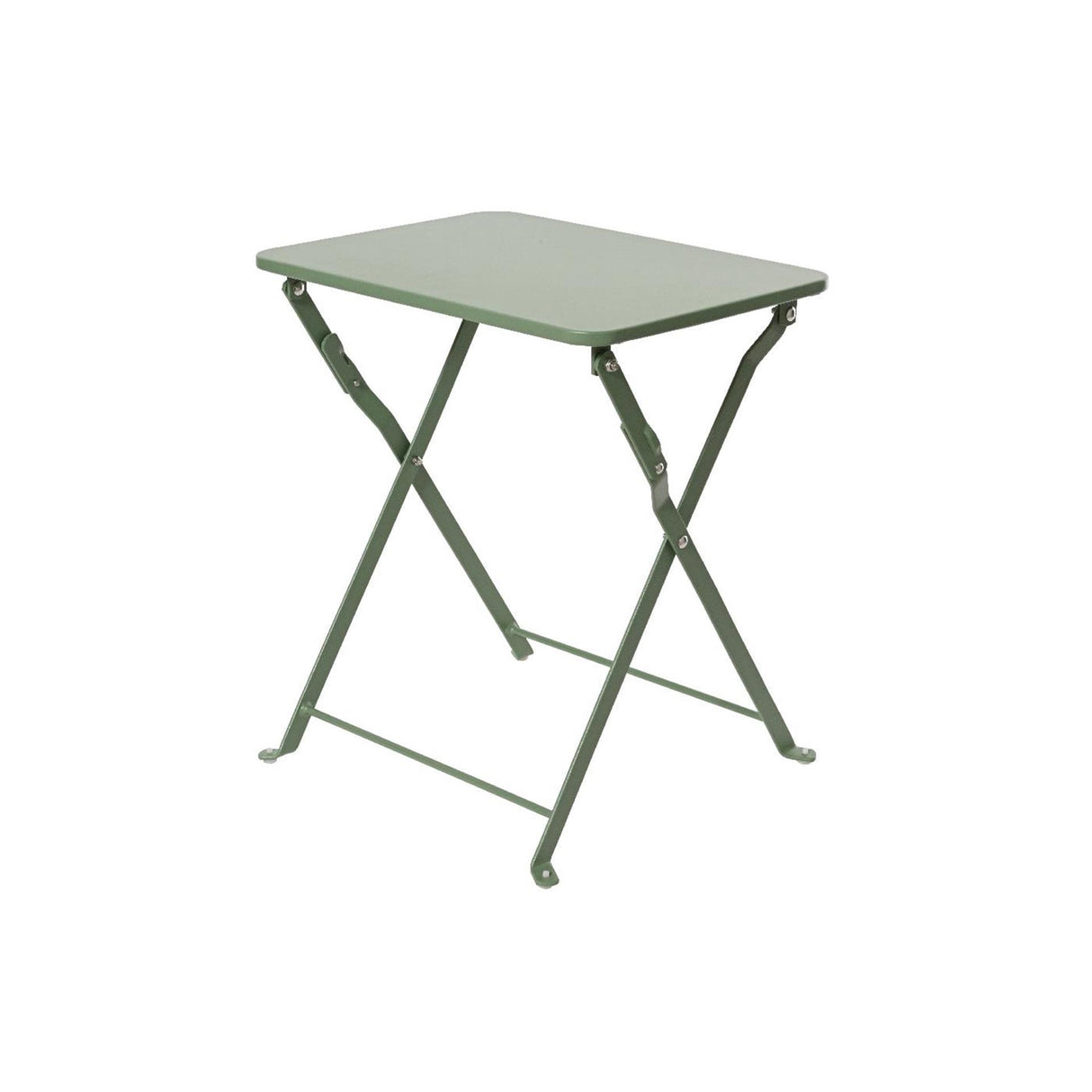 Decoris Beistelltisch grüner Stahl 40x30x45cm