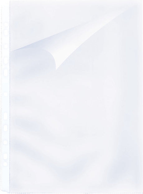 Kangaro-Showtasche A4 – 11-Loch – PP 120 Mikron – L-Modell – transparent, kristallklar