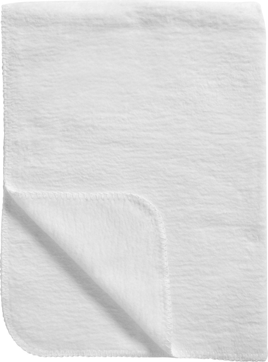 Meyco Baby-Uni-Kinderbettdecke – gewebt – weiß – 75 x 100 cm – 1,0 Tog