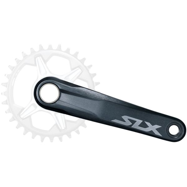 Shimano-Crankset 12-Gang SLX FC-M7120-1, ohne 170 mm schwarz zu ketten