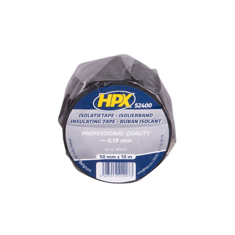 Hpx PVC-Isolierband 50 mm x 10 Meter – Schwarz