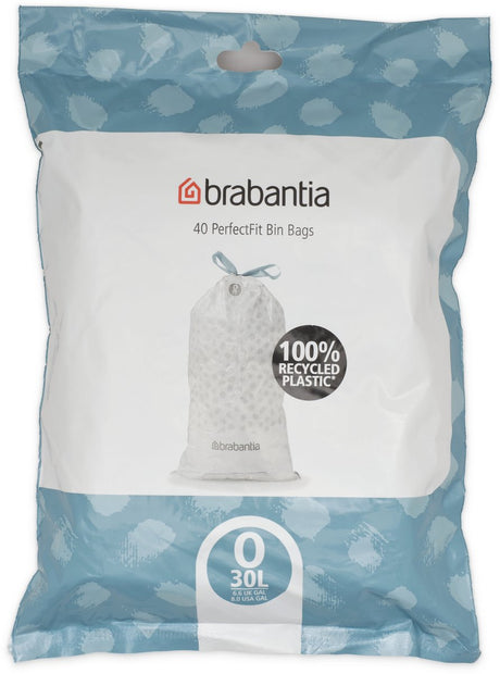 Brabantia Perfectfit Müllsäcke – 30 l – Code o – 40 Stück