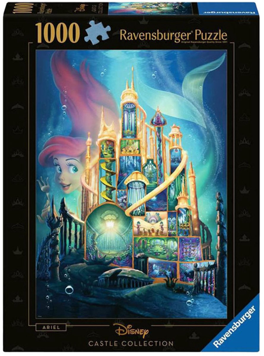 Ravensburger - Puzzle Ariel - Disney Castle 6 - 1000 Teile