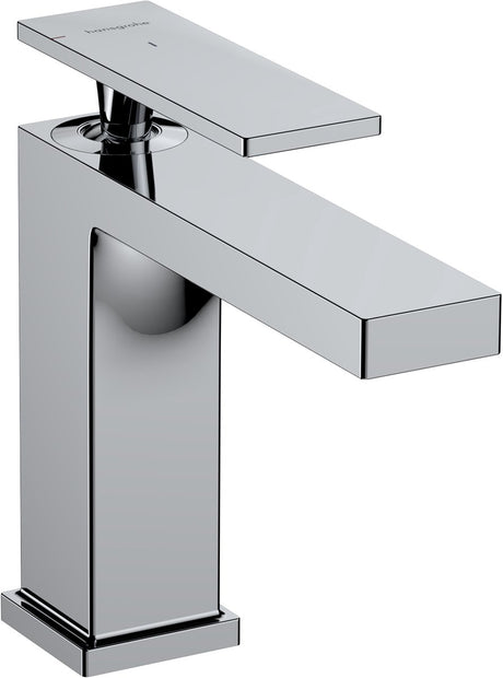 Hansgrohe tecturis e – Waschtischarmatur – Einhebelbedienung – Kaltstart energiesparend – ohne Ablaufgarnitur – 110 mm Größe – Chrom