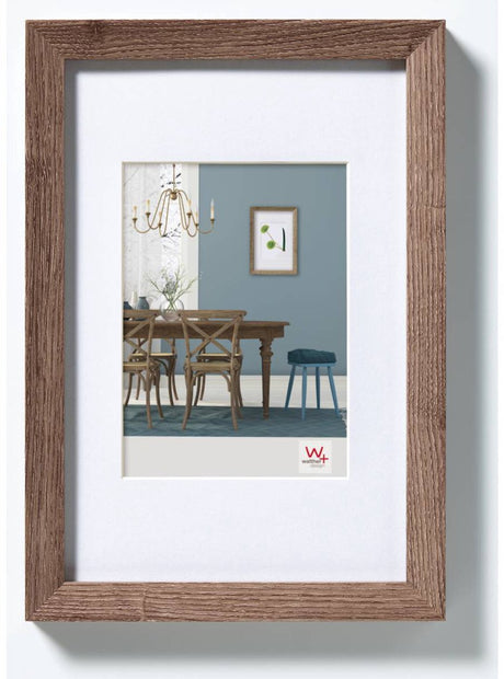 Walther fiorito - mdf houten lijst - fotoformaat 15x20 cm - walnoot