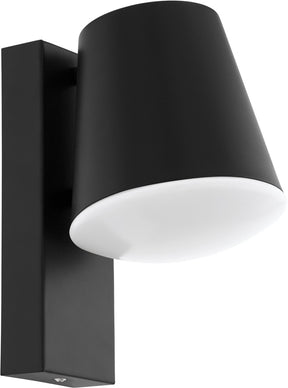 Eglo caldiero wandlamp buiten - e27 - 24 cm - antraciet wit