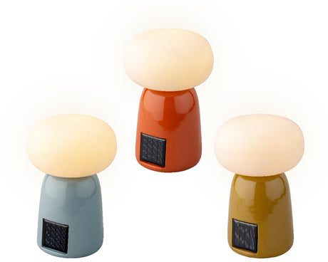 Lumineo Solar-Tischleuchte Polyresin 12,5x19cm