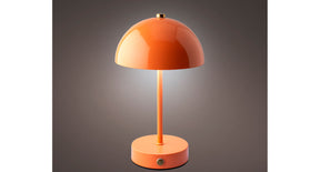 Led oplaadbare lamp metaal binnen terra warm wit d15 h25cm