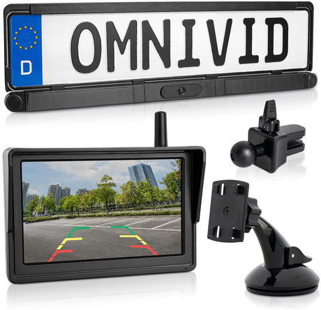 Omnivid Einparkhilfe Solar6 Rückfahrvideosystem Solar 6