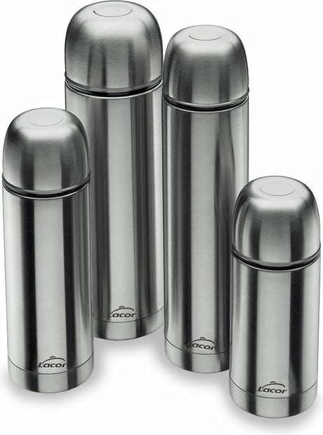 Lacor Thermoskanne – doppelwandig – 750 ml – Edelstahl