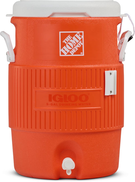Iglu 5 Gallonen Sitzfläche – Getränkespender Getränkekühler – 18 Liter – Orange