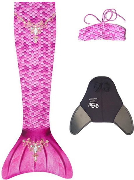 Kuaki Meerjungfrauenschwanz - Set Prinzessin - S - 10 Jahre S