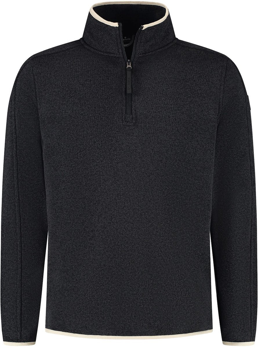 Kjelvik finch heren outdoortrui - zwart