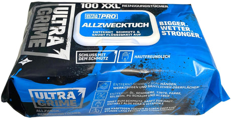 Ultragrime Reinigungstuch Pro Allzwecktuch Allzwecktuch Ultragr Pro, 1 Stück. ein 100 Stück.