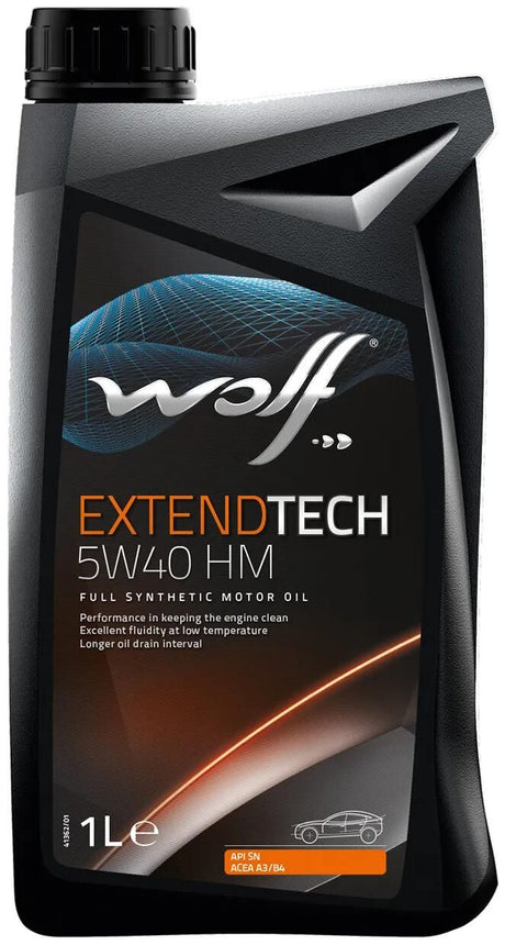 Wolf Motoröl Extendtech hm. Motoröl 5w40 1l Extendtech hm