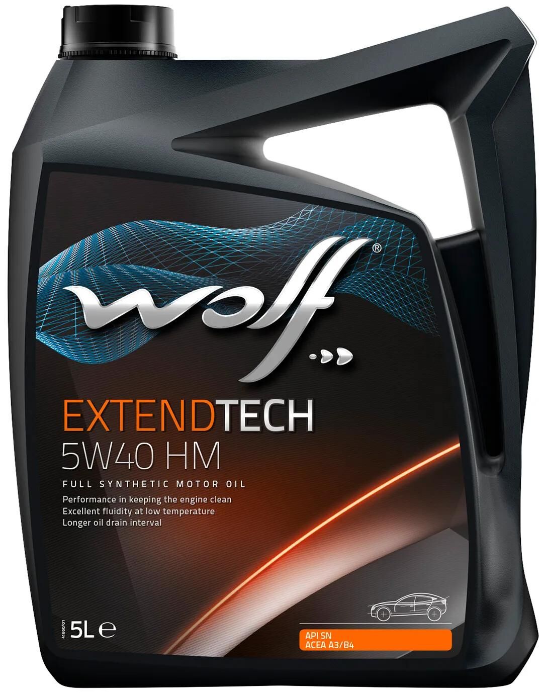Wolf Motoröl Extendtech hm. Motoröl 5w40 5l Extendtech hm