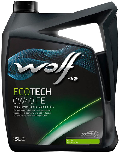 Wolf Motoröl Ecotech Fe Motoröl 0w40 5l Ecotech Fe