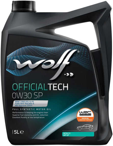 Wolf Motorölofficialtech sp. Motoröl 0w30 5l off.tech sp