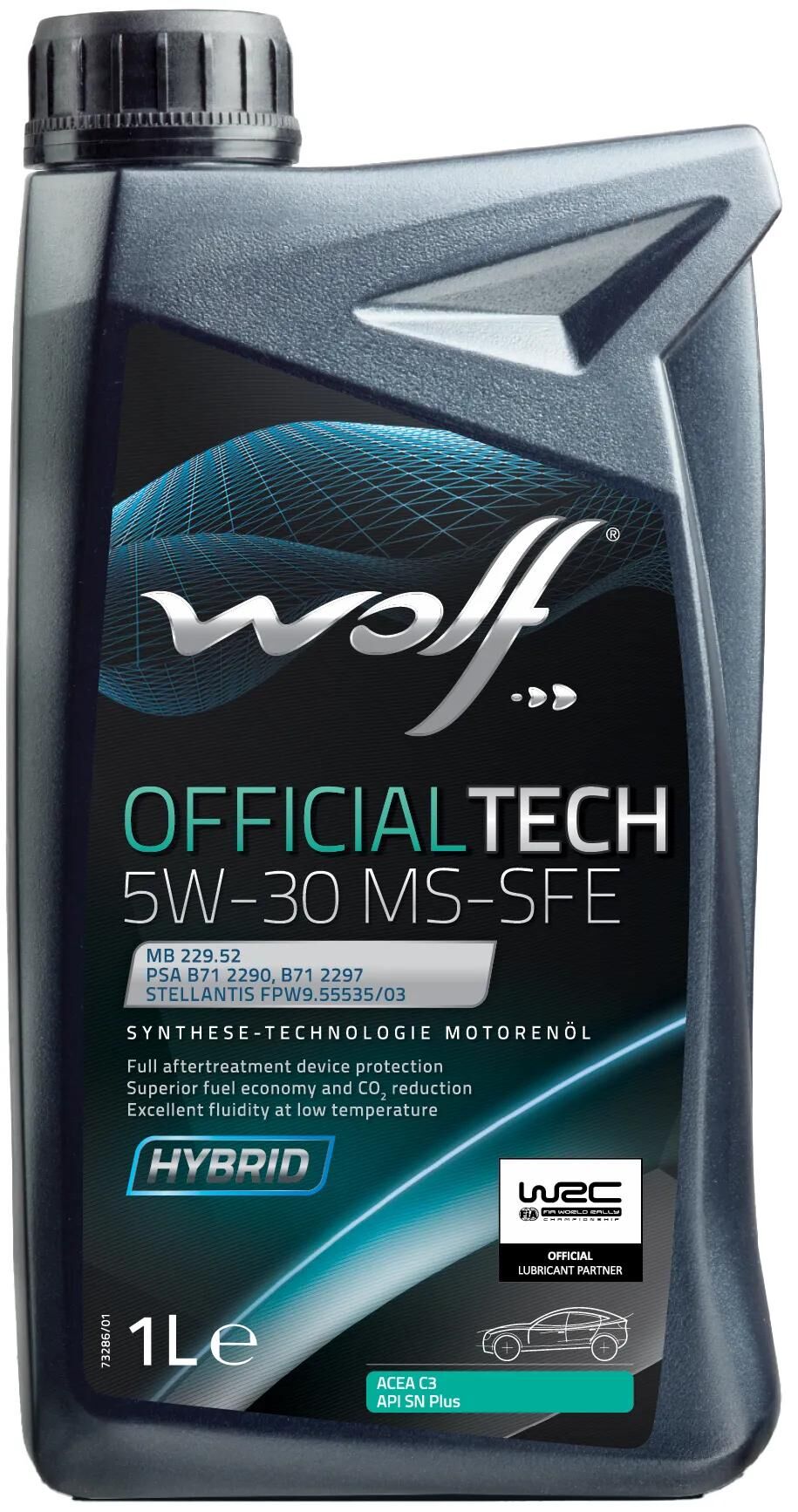Wolf Motoröl, OfficialTech MS-SFE. Motoröl 5w30 1l Off.Tech MS-SFE