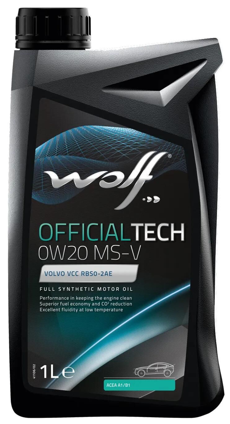 Wolf Motoröl offizielltech ms-v . Motoröl 0w20 1l off.tech ms-v