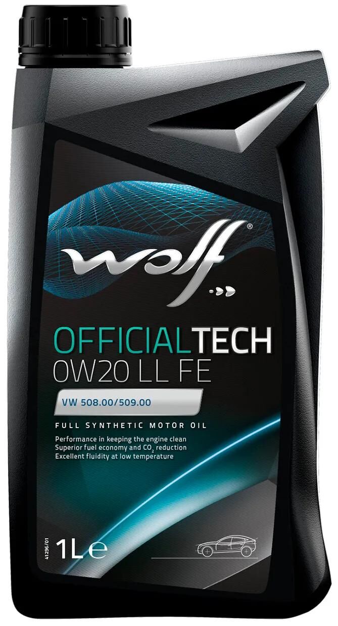 Wolf Motoröl, offizielle Tech ll fe. Motoröl 0w20 1l off.tech ll fe