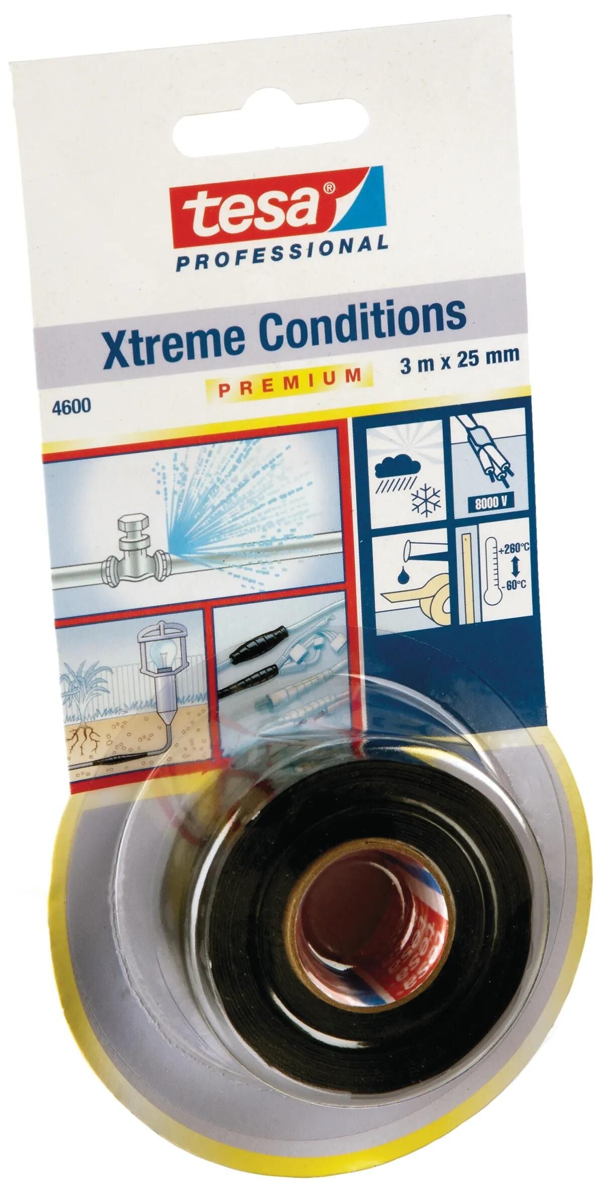Tesa Reparaturband Xtreme Conditions selbstverschmelzender Kleber Xtreme 04600